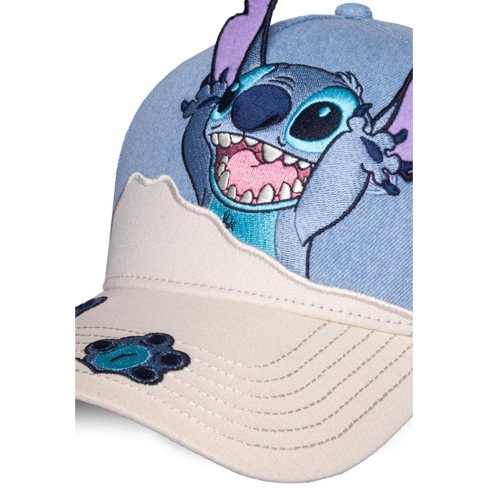 Disney Lilo & Stitch - Beach Day Stitch Casquette ajustable - Bleu